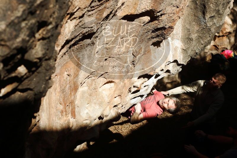 Bouldering in Hueco Tanks on 01/18/2019 with Blue Lizard Climbing and Yoga

Filename: SRM_20190118_1300480.jpg
Aperture: f/5.0
Shutter Speed: 1/1000
Body: Canon EOS-1D Mark II
Lens: Canon EF 50mm f/1.8 II