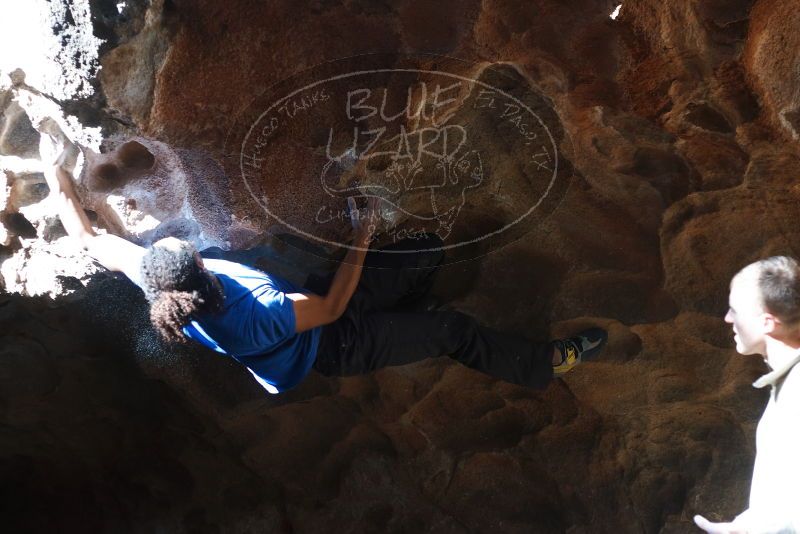 Bouldering in Hueco Tanks on 01/18/2019 with Blue Lizard Climbing and Yoga

Filename: SRM_20190118_1312180.jpg
Aperture: f/2.8
Shutter Speed: 1/500
Body: Canon EOS-1D Mark II
Lens: Canon EF 50mm f/1.8 II