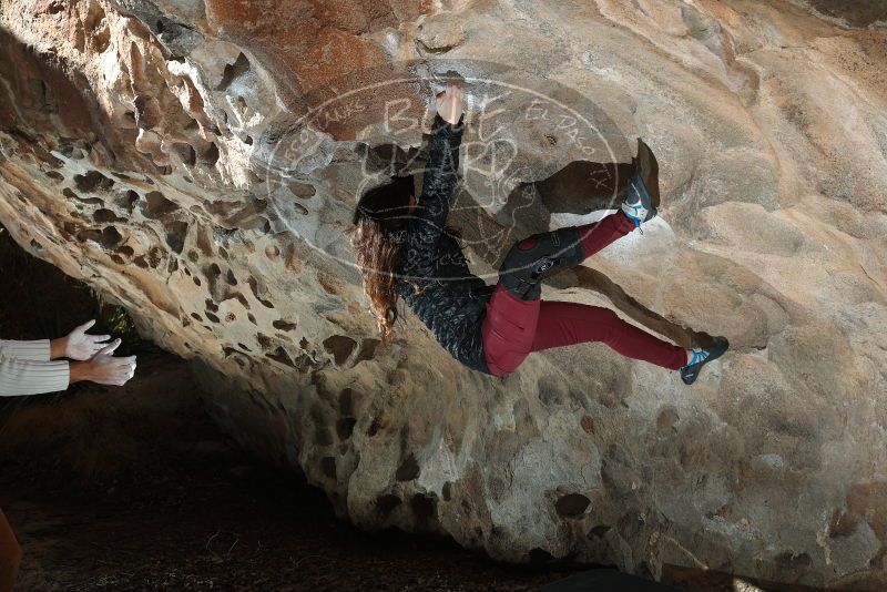 Bouldering in Hueco Tanks on 01/18/2019 with Blue Lizard Climbing and Yoga
Filename: SRM_20190118_1321080.jpg
Aperture: f/5.6
Shutter Speed: 1/200
Body: Canon EOS-1D Mark II
Lens: Canon EF 50mm f/1.8 II