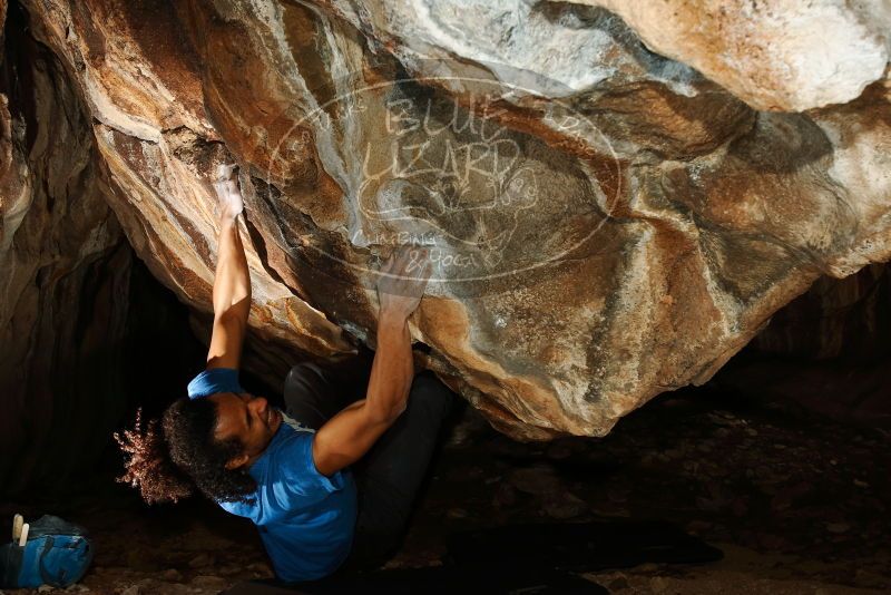 Bouldering in Hueco Tanks on 01/18/2019 with Blue Lizard Climbing and Yoga

Filename: SRM_20190118_1453310.jpg
Aperture: f/8.0
Shutter Speed: 1/250
Body: Canon EOS-1D Mark II
Lens: Canon EF 16-35mm f/2.8 L