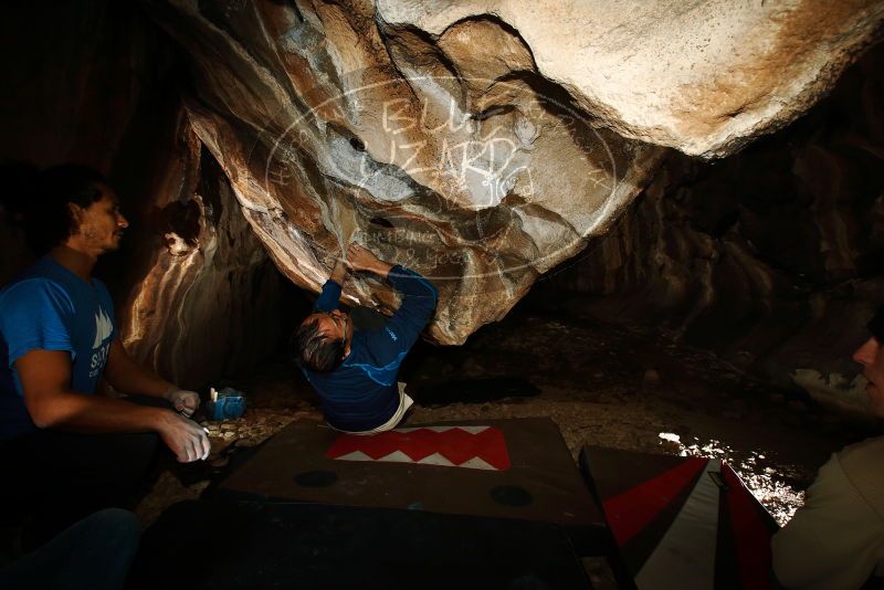 Bouldering in Hueco Tanks on 01/18/2019 with Blue Lizard Climbing and Yoga

Filename: SRM_20190118_1456120.jpg
Aperture: f/8.0
Shutter Speed: 1/250
Body: Canon EOS-1D Mark II
Lens: Canon EF 16-35mm f/2.8 L