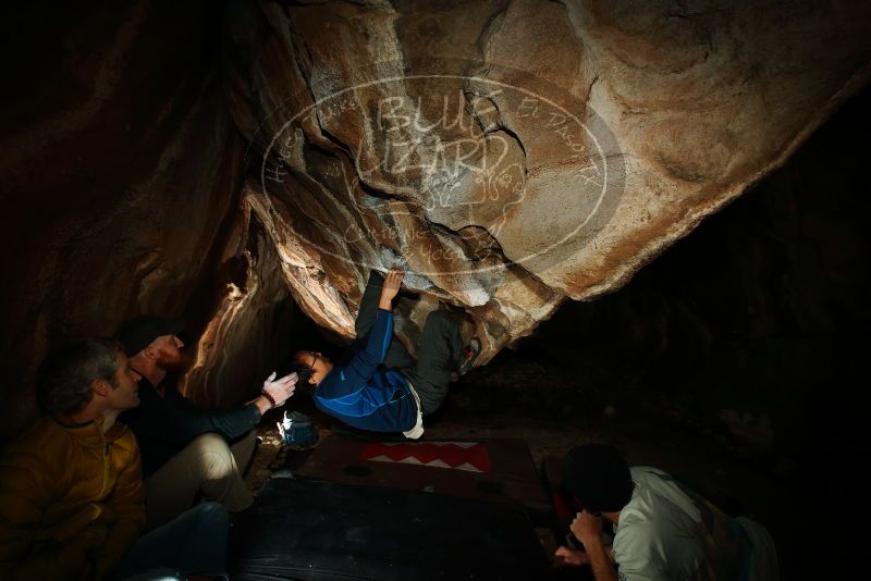 Bouldering in Hueco Tanks on 01/18/2019 with Blue Lizard Climbing and Yoga
Filename: SRM_20190118_1511010.jpg
Aperture: f/8.0
Shutter Speed: 1/250
Body: Canon EOS-1D Mark II
Lens: Canon EF 16-35mm f/2.8 L