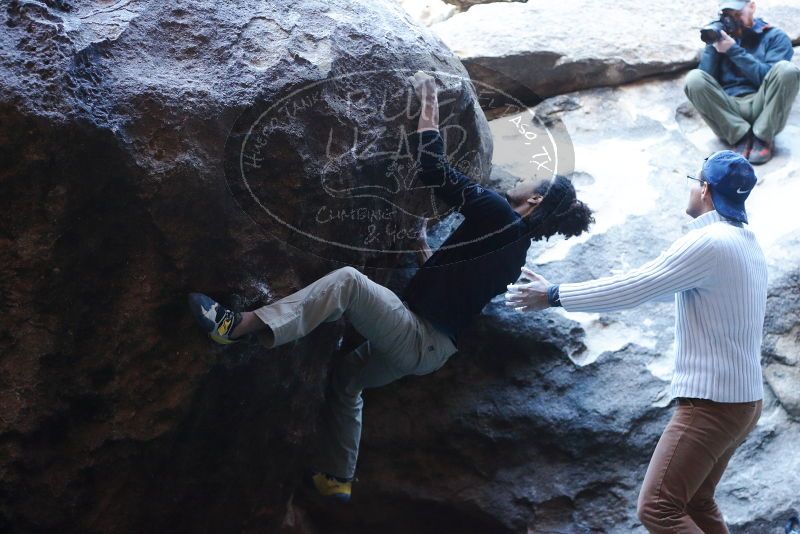 Bouldering in Hueco Tanks on 01/20/2019 with Blue Lizard Climbing and Yoga

Filename: SRM_20190120_1314530.jpg
Aperture: f/3.2
Shutter Speed: 1/250
Body: Canon EOS-1D Mark II
Lens: Canon EF 50mm f/1.8 II