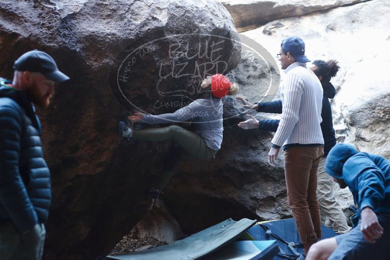 Bouldering in Hueco Tanks on 01/20/2019 with Blue Lizard Climbing and Yoga

Filename: SRM_20190120_1333070.jpg
Aperture: f/2.8
Shutter Speed: 1/200
Body: Canon EOS-1D Mark II
Lens: Canon EF 50mm f/1.8 II