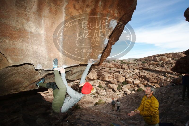 Bouldering in Hueco Tanks on 01/20/2019 with Blue Lizard Climbing and Yoga
Filename: SRM_20190120_1516060.jpg
Aperture: f/6.3
Shutter Speed: 1/250
Body: Canon EOS-1D Mark II
Lens: Canon EF 16-35mm f/2.8 L
