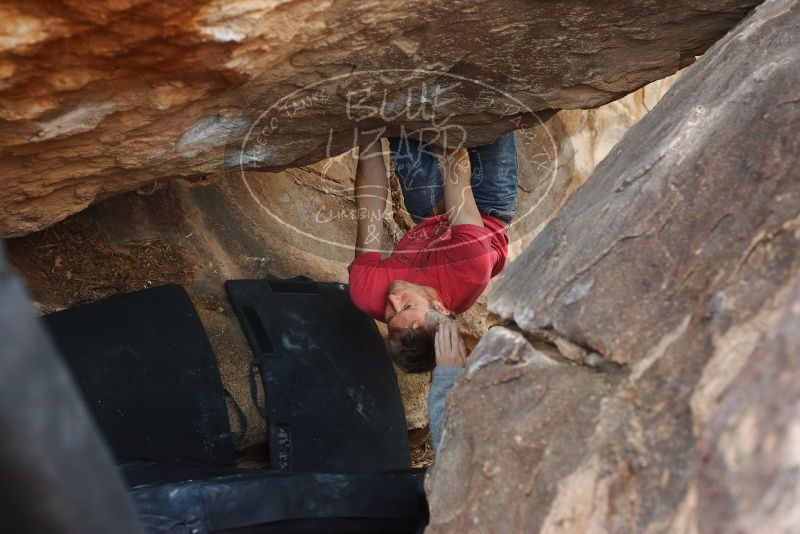 Bouldering in Hueco Tanks on 01/21/2019 with Blue Lizard Climbing and Yoga

Filename: SRM_20190121_1340200.jpg
Aperture: f/3.5
Shutter Speed: 1/250
Body: Canon EOS-1D Mark II
Lens: Canon EF 50mm f/1.8 II