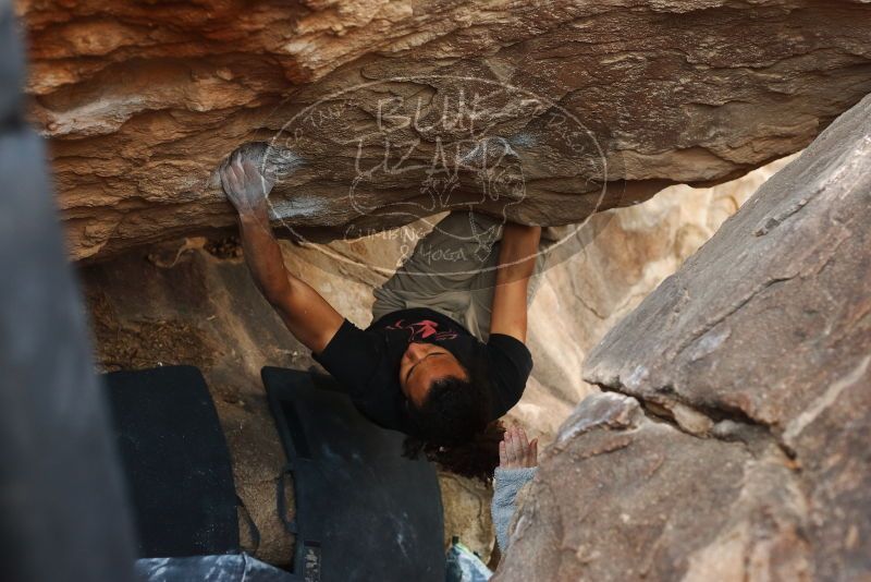 Bouldering in Hueco Tanks on 01/21/2019 with Blue Lizard Climbing and Yoga
Filename: SRM_20190121_1345060.jpg
Aperture: f/3.5
Shutter Speed: 1/250
Body: Canon EOS-1D Mark II
Lens: Canon EF 50mm f/1.8 II