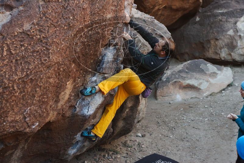 Bouldering in Hueco Tanks on 01/26/2019 with Blue Lizard Climbing and Yoga
Filename: SRM_20190126_1025510.jpg
Aperture: f/3.5
Shutter Speed: 1/250
Body: Canon EOS-1D Mark II
Lens: Canon EF 50mm f/1.8 II