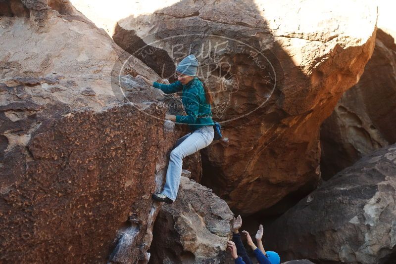 Bouldering in Hueco Tanks on 01/26/2019 with Blue Lizard Climbing and Yoga

Filename: SRM_20190126_1032330.jpg
Aperture: f/4.5
Shutter Speed: 1/250
Body: Canon EOS-1D Mark II
Lens: Canon EF 50mm f/1.8 II