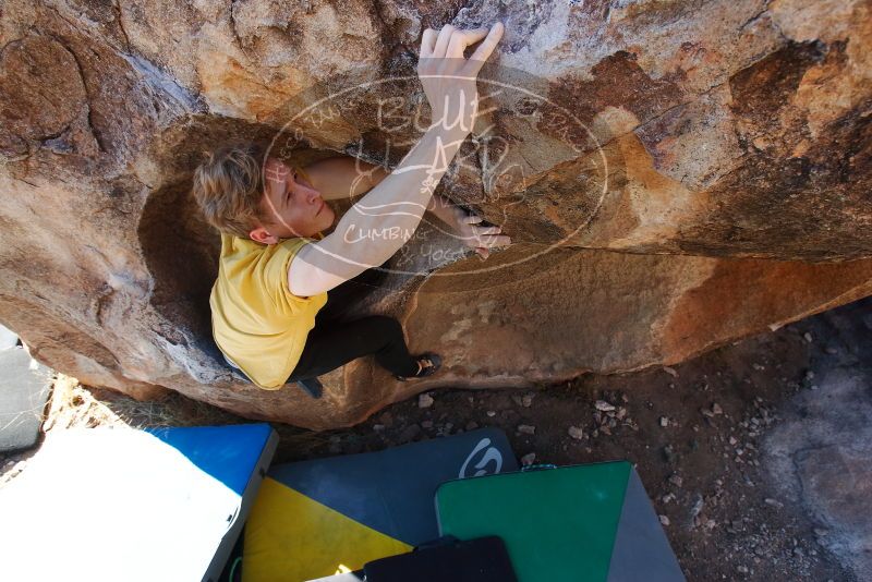 Bouldering in Hueco Tanks on 01/26/2019 with Blue Lizard Climbing and Yoga

Filename: SRM_20190126_1109380.jpg
Aperture: f/5.6
Shutter Speed: 1/250
Body: Canon EOS-1D Mark II
Lens: Canon EF 16-35mm f/2.8 L