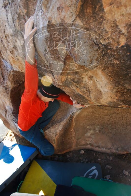 Bouldering in Hueco Tanks on 01/26/2019 with Blue Lizard Climbing and Yoga

Filename: SRM_20190126_1112090.jpg
Aperture: f/5.6
Shutter Speed: 1/250
Body: Canon EOS-1D Mark II
Lens: Canon EF 16-35mm f/2.8 L