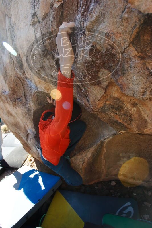 Bouldering in Hueco Tanks on 01/26/2019 with Blue Lizard Climbing and Yoga

Filename: SRM_20190126_1112171.jpg
Aperture: f/7.1
Shutter Speed: 1/250
Body: Canon EOS-1D Mark II
Lens: Canon EF 16-35mm f/2.8 L