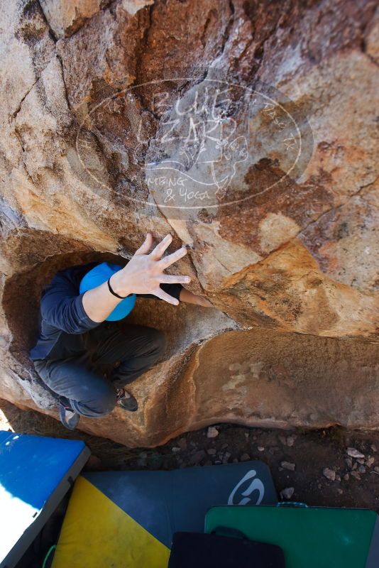 Bouldering in Hueco Tanks on 01/26/2019 with Blue Lizard Climbing and Yoga

Filename: SRM_20190126_1112450.jpg
Aperture: f/5.6
Shutter Speed: 1/250
Body: Canon EOS-1D Mark II
Lens: Canon EF 16-35mm f/2.8 L