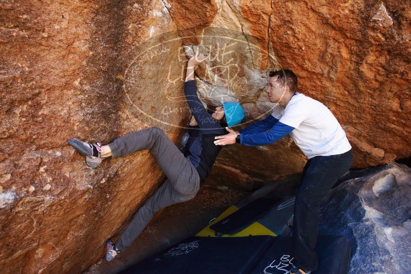 Bouldering in Hueco Tanks on 01/26/2019 with Blue Lizard Climbing and Yoga

Filename: SRM_20190126_1145590.jpg
Aperture: f/5.0
Shutter Speed: 1/200
Body: Canon EOS-1D Mark II
Lens: Canon EF 16-35mm f/2.8 L