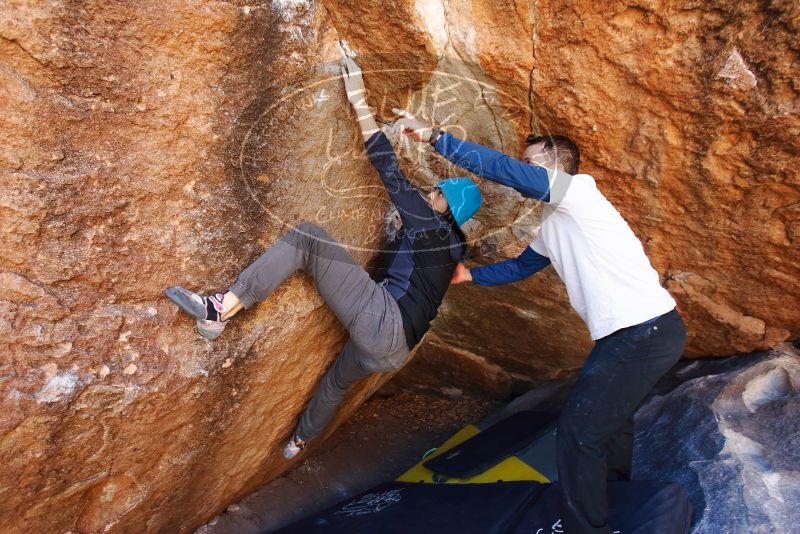 Bouldering in Hueco Tanks on 01/26/2019 with Blue Lizard Climbing and Yoga

Filename: SRM_20190126_1146080.jpg
Aperture: f/5.0
Shutter Speed: 1/200
Body: Canon EOS-1D Mark II
Lens: Canon EF 16-35mm f/2.8 L