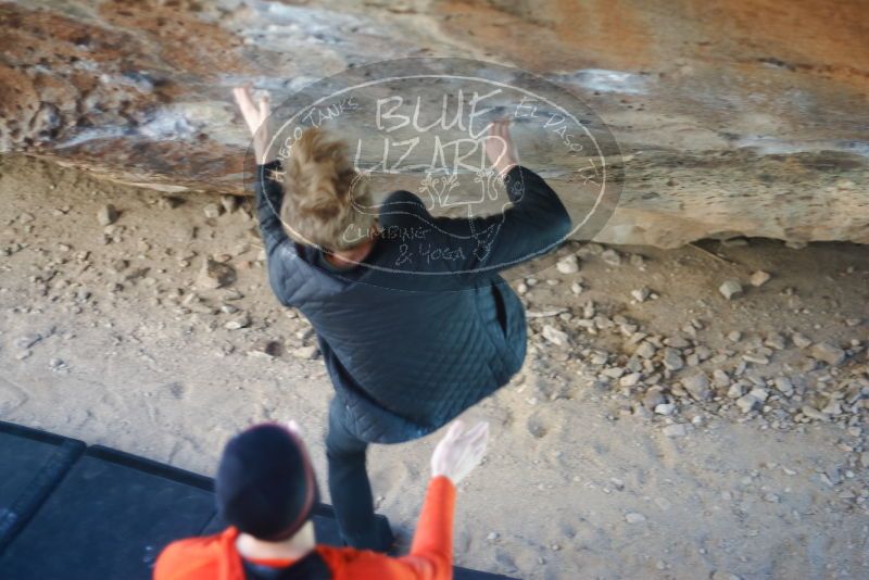 Bouldering in Hueco Tanks on 01/26/2019 with Blue Lizard Climbing and Yoga

Filename: SRM_20190126_1334450.jpg
Aperture: f/1.8
Shutter Speed: 1/200
Body: Canon EOS-1D Mark II
Lens: Canon EF 50mm f/1.8 II