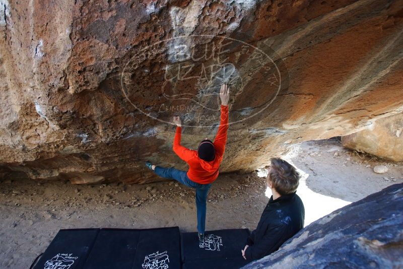 Bouldering in Hueco Tanks on 01/26/2019 with Blue Lizard Climbing and Yoga

Filename: SRM_20190126_1405160.jpg
Aperture: f/3.5
Shutter Speed: 1/250
Body: Canon EOS-1D Mark II
Lens: Canon EF 16-35mm f/2.8 L