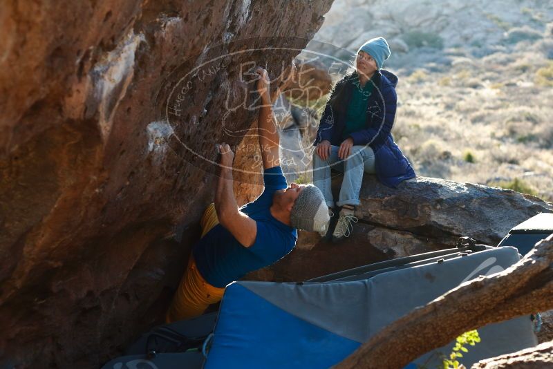 Bouldering in Hueco Tanks on 01/26/2019 with Blue Lizard Climbing and Yoga
Filename: SRM_20190126_1753060.jpg
Aperture: f/3.5
Shutter Speed: 1/250
Body: Canon EOS-1D Mark II
Lens: Canon EF 50mm f/1.8 II