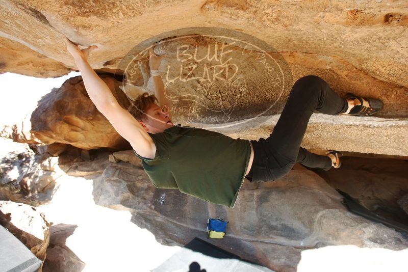 Bouldering in Hueco Tanks on 01/27/2019 with Blue Lizard Climbing and Yoga
Filename: SRM_20190127_1011450.jpg
Aperture: f/5.6
Shutter Speed: 1/250
Body: Canon EOS-1D Mark II
Lens: Canon EF 16-35mm f/2.8 L
