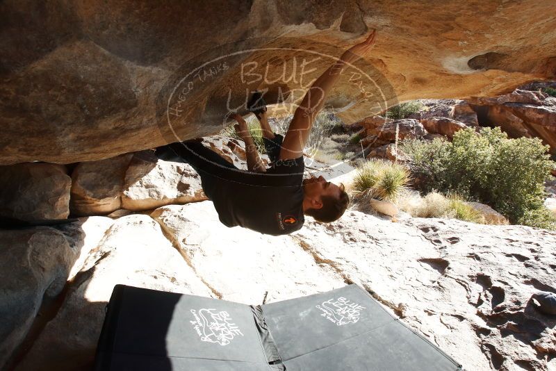 Bouldering in Hueco Tanks on 01/27/2019 with Blue Lizard Climbing and Yoga
Filename: SRM_20190127_1019320.jpg
Aperture: f/9.0
Shutter Speed: 1/250
Body: Canon EOS-1D Mark II
Lens: Canon EF 16-35mm f/2.8 L