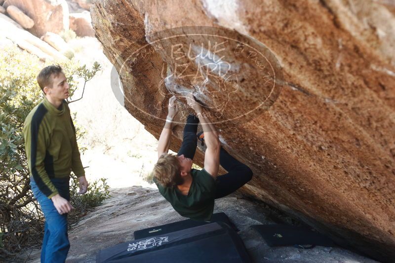 Bouldering in Hueco Tanks on 01/27/2019 with Blue Lizard Climbing and Yoga

Filename: SRM_20190127_1151180.jpg
Aperture: f/3.2
Shutter Speed: 1/400
Body: Canon EOS-1D Mark II
Lens: Canon EF 50mm f/1.8 II