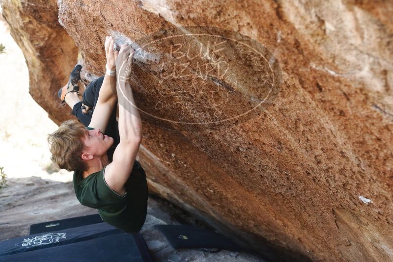 Bouldering in Hueco Tanks on 01/27/2019 with Blue Lizard Climbing and Yoga

Filename: SRM_20190127_1155280.jpg
Aperture: f/3.2
Shutter Speed: 1/320
Body: Canon EOS-1D Mark II
Lens: Canon EF 50mm f/1.8 II