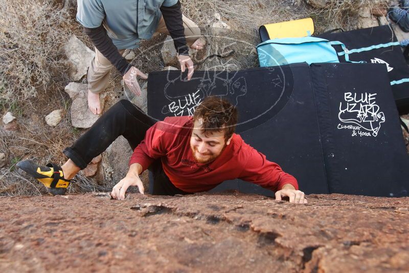 Bouldering in Hueco Tanks on 02/03/2019 with Blue Lizard Climbing and Yoga

Filename: SRM_20190203_1231540.jpg
Aperture: f/5.6
Shutter Speed: 1/200
Body: Canon EOS-1D Mark II
Lens: Canon EF 16-35mm f/2.8 L