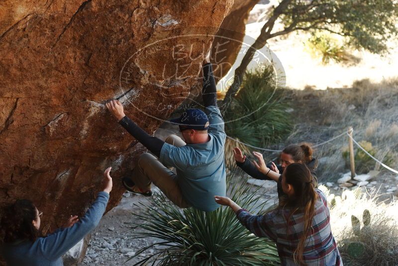 Bouldering in Hueco Tanks on 02/03/2019 with Blue Lizard Climbing and Yoga

Filename: SRM_20190203_1304180.jpg
Aperture: f/3.5
Shutter Speed: 1/320
Body: Canon EOS-1D Mark II
Lens: Canon EF 50mm f/1.8 II