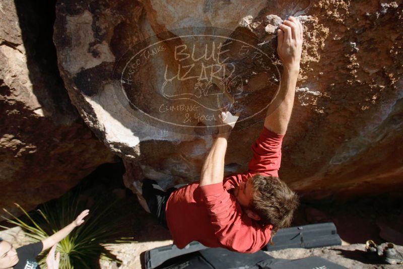 Bouldering in Hueco Tanks on 02/03/2019 with Blue Lizard Climbing and Yoga

Filename: SRM_20190203_1426560.jpg
Aperture: f/5.6
Shutter Speed: 1/250
Body: Canon EOS-1D Mark II
Lens: Canon EF 16-35mm f/2.8 L