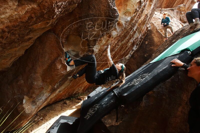 Bouldering in Hueco Tanks on 02/03/2019 with Blue Lizard Climbing and Yoga

Filename: SRM_20190203_1444260.jpg
Aperture: f/5.6
Shutter Speed: 1/250
Body: Canon EOS-1D Mark II
Lens: Canon EF 16-35mm f/2.8 L