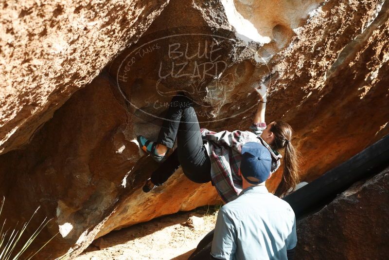 Bouldering in Hueco Tanks on 02/03/2019 with Blue Lizard Climbing and Yoga

Filename: SRM_20190203_1524400.jpg
Aperture: f/5.6
Shutter Speed: 1/800
Body: Canon EOS-1D Mark II
Lens: Canon EF 50mm f/1.8 II