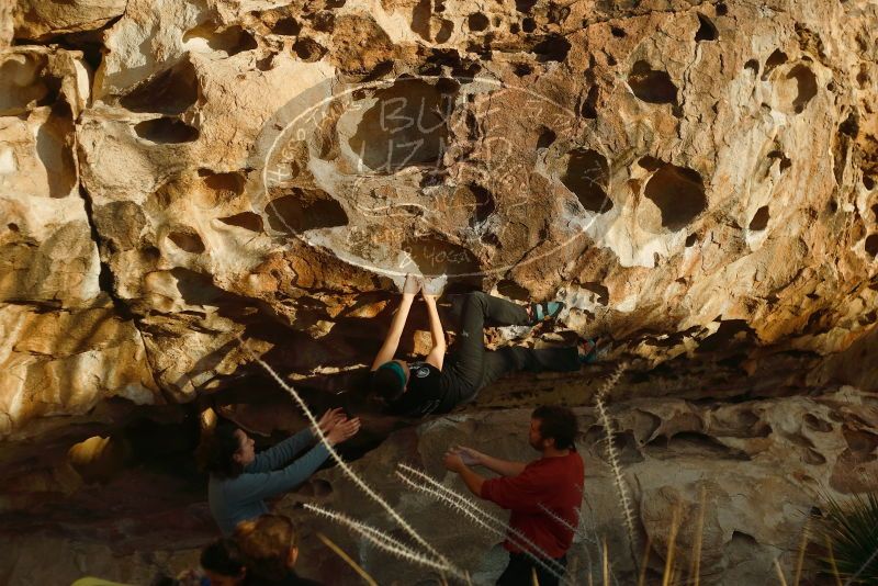 Bouldering in Hueco Tanks on 02/03/2019 with Blue Lizard Climbing and Yoga
Filename: SRM_20190203_1804450.jpg
Aperture: f/3.2
Shutter Speed: 1/1250
Body: Canon EOS-1D Mark II
Lens: Canon EF 50mm f/1.8 II