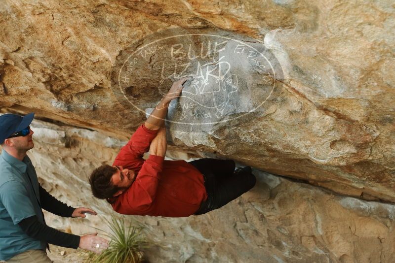 Bouldering in Hueco Tanks on 02/03/2019 with Blue Lizard Climbing and Yoga
Filename: SRM_20190203_1814550.jpg
Aperture: f/2.8
Shutter Speed: 1/500
Body: Canon EOS-1D Mark II
Lens: Canon EF 50mm f/1.8 II
