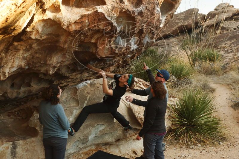 Bouldering in Hueco Tanks on 02/03/2019 with Blue Lizard Climbing and Yoga
Filename: SRM_20190203_1822390.jpg
Aperture: f/4.0
Shutter Speed: 1/320
Body: Canon EOS-1D Mark II
Lens: Canon EF 50mm f/1.8 II