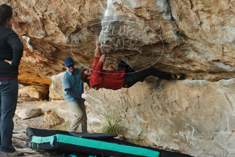 Bouldering in Hueco Tanks on 02/03/2019 with Blue Lizard Climbing and Yoga
Filename: SRM_20190203_1829190.jpg
Aperture: f/4.0
Shutter Speed: 1/200
Body: Canon EOS-1D Mark II
Lens: Canon EF 50mm f/1.8 II
