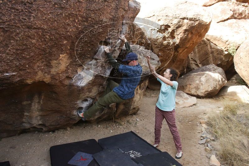 Bouldering in Hueco Tanks on 02/02/2019 with Blue Lizard Climbing and Yoga
Filename: SRM_20190202_1114490.jpg
Aperture: f/5.6
Shutter Speed: 1/400
Body: Canon EOS-1D Mark II
Lens: Canon EF 16-35mm f/2.8 L