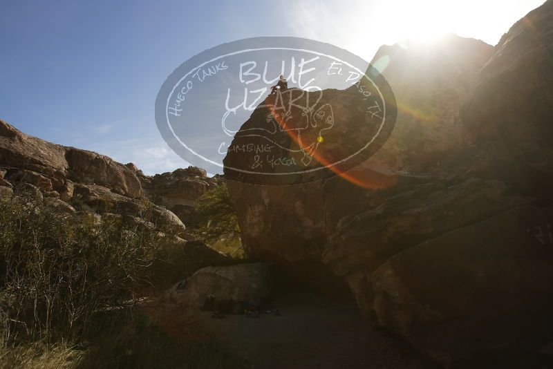 Bouldering in Hueco Tanks on 02/02/2019 with Blue Lizard Climbing and Yoga

Filename: SRM_20190202_1150410.jpg
Aperture: f/5.6
Shutter Speed: 1/640
Body: Canon EOS-1D Mark II
Lens: Canon EF 16-35mm f/2.8 L