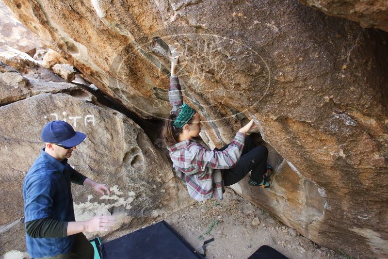 Bouldering in Hueco Tanks on 02/02/2019 with Blue Lizard Climbing and Yoga

Filename: SRM_20190202_1303470.jpg
Aperture: f/4.5
Shutter Speed: 1/200
Body: Canon EOS-1D Mark II
Lens: Canon EF 16-35mm f/2.8 L
