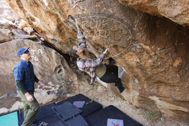 Bouldering in Hueco Tanks on 02/02/2019 with Blue Lizard Climbing and Yoga
Filename: SRM_20190202_1315140.jpg
Aperture: f/4.5
Shutter Speed: 1/200
Body: Canon EOS-1D Mark II
Lens: Canon EF 16-35mm f/2.8 L