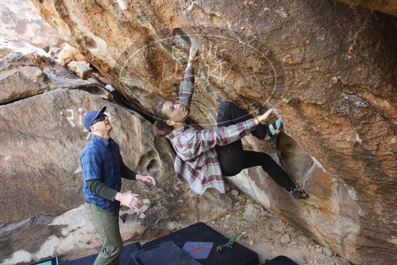 Bouldering in Hueco Tanks on 02/02/2019 with Blue Lizard Climbing and Yoga
Filename: SRM_20190202_1315170.jpg
Aperture: f/5.0
Shutter Speed: 1/200
Body: Canon EOS-1D Mark II
Lens: Canon EF 16-35mm f/2.8 L