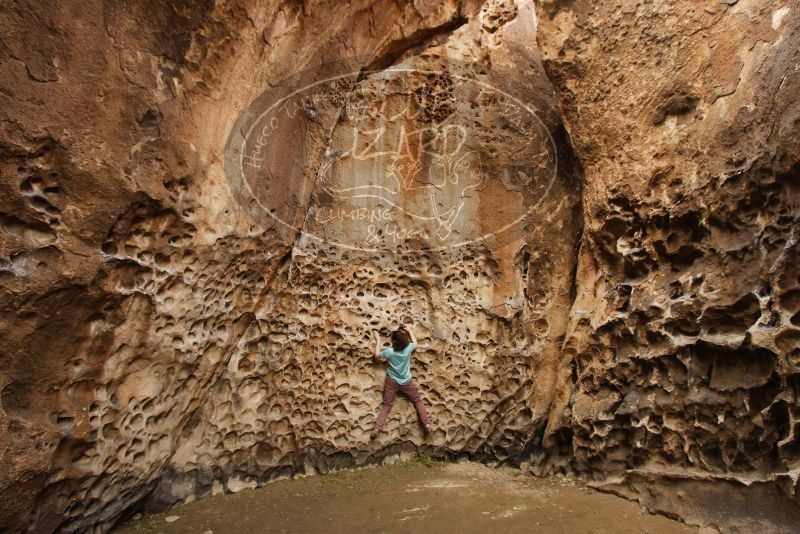 Bouldering in Hueco Tanks on 02/02/2019 with Blue Lizard Climbing and Yoga
Filename: SRM_20190202_1514450.jpg
Aperture: f/5.6
Shutter Speed: 1/100
Body: Canon EOS-1D Mark II
Lens: Canon EF 16-35mm f/2.8 L