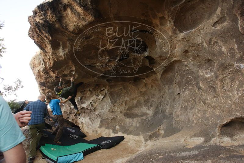 Bouldering in Hueco Tanks on 02/02/2019 with Blue Lizard Climbing and Yoga

Filename: SRM_20190202_1641440.jpg
Aperture: f/5.6
Shutter Speed: 1/200
Body: Canon EOS-1D Mark II
Lens: Canon EF 16-35mm f/2.8 L