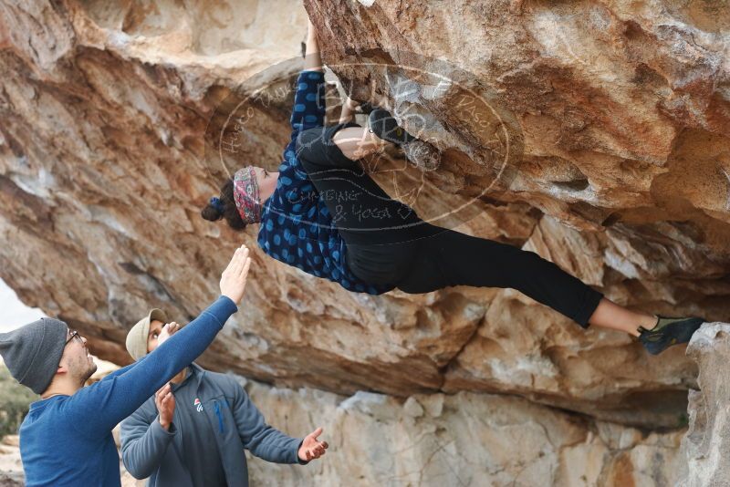 Bouldering in Hueco Tanks on 02/09/2019 with Blue Lizard Climbing and Yoga

Filename: SRM_20190209_1000590.jpg
Aperture: f/3.5
Shutter Speed: 1/320
Body: Canon EOS-1D Mark II
Lens: Canon EF 50mm f/1.8 II