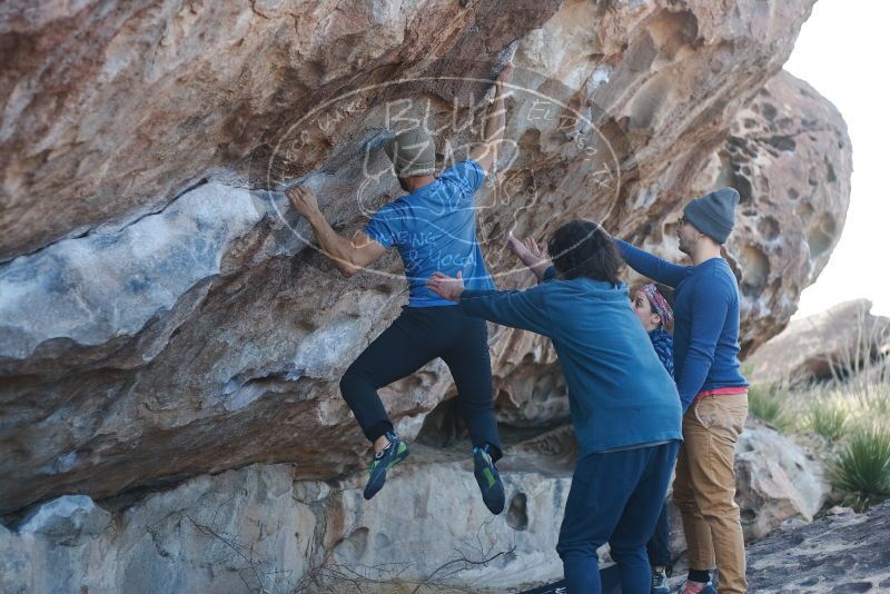Bouldering in Hueco Tanks on 02/09/2019 with Blue Lizard Climbing and Yoga
Filename: SRM_20190209_1035341.jpg
Aperture: f/2.8
Shutter Speed: 1/640
Body: Canon EOS-1D Mark II
Lens: Canon EF 50mm f/1.8 II