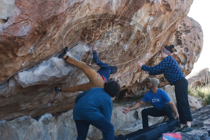 Bouldering in Hueco Tanks on 02/09/2019 with Blue Lizard Climbing and Yoga
Filename: SRM_20190209_1040260.jpg
Aperture: f/3.2
Shutter Speed: 1/800
Body: Canon EOS-1D Mark II
Lens: Canon EF 50mm f/1.8 II