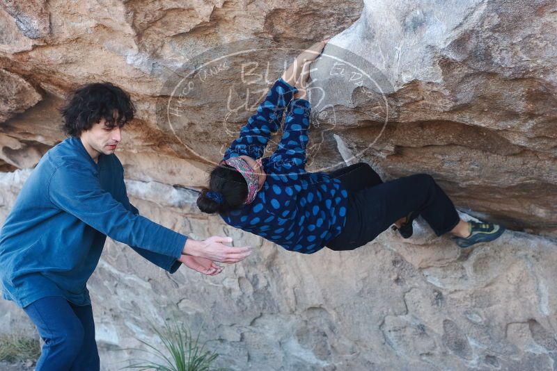 Bouldering in Hueco Tanks on 02/09/2019 with Blue Lizard Climbing and Yoga
Filename: SRM_20190209_1048330.jpg
Aperture: f/4.0
Shutter Speed: 1/200
Body: Canon EOS-1D Mark II
Lens: Canon EF 50mm f/1.8 II