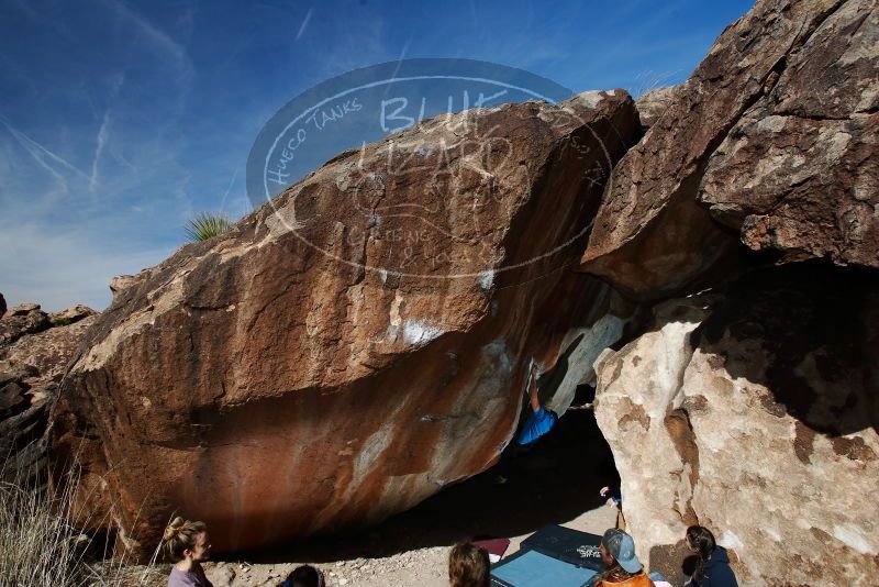 Bouldering in Hueco Tanks on 02/09/2019 with Blue Lizard Climbing and Yoga
Filename: SRM_20190209_1201120.jpg
Aperture: f/5.6
Shutter Speed: 1/250
Body: Canon EOS-1D Mark II
Lens: Canon EF 16-35mm f/2.8 L