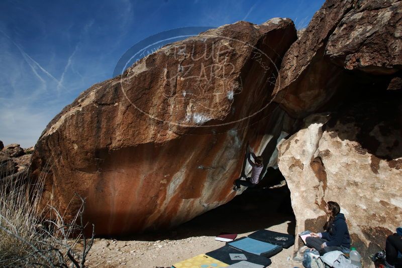 Bouldering in Hueco Tanks on 02/09/2019 with Blue Lizard Climbing and Yoga
Filename: SRM_20190209_1203160.jpg
Aperture: f/5.6
Shutter Speed: 1/250
Body: Canon EOS-1D Mark II
Lens: Canon EF 16-35mm f/2.8 L
