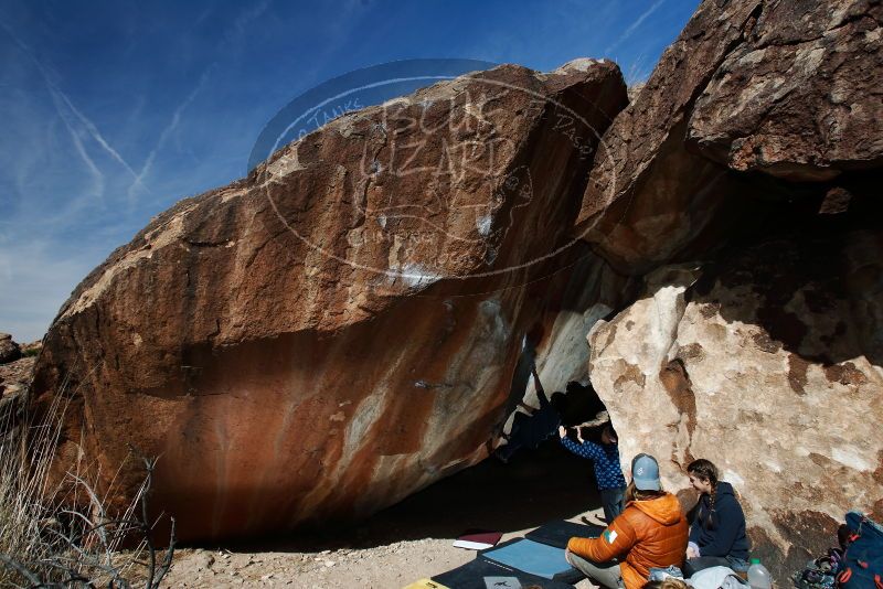 Bouldering in Hueco Tanks on 02/09/2019 with Blue Lizard Climbing and Yoga
Filename: SRM_20190209_1204540.jpg
Aperture: f/5.6
Shutter Speed: 1/250
Body: Canon EOS-1D Mark II
Lens: Canon EF 16-35mm f/2.8 L