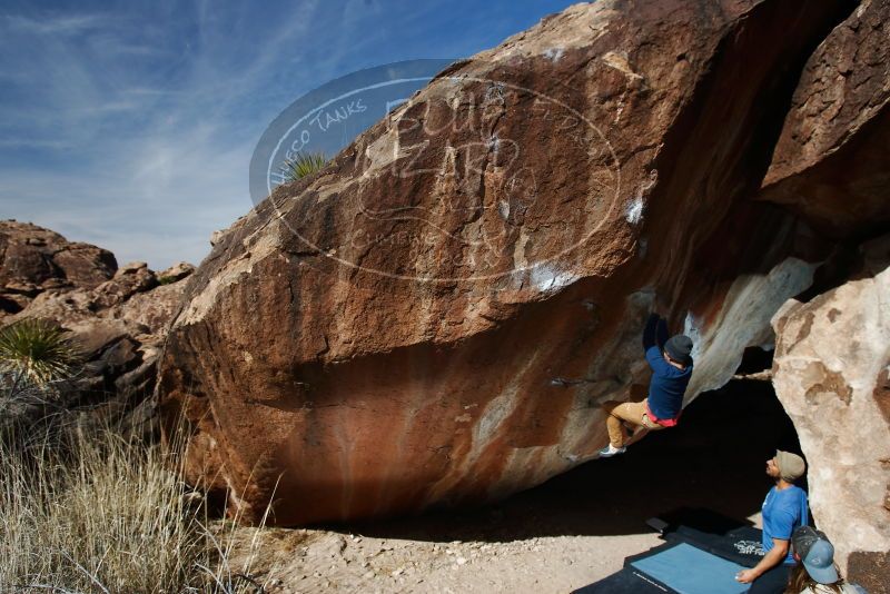 Bouldering in Hueco Tanks on 02/09/2019 with Blue Lizard Climbing and Yoga
Filename: SRM_20190209_1209130.jpg
Aperture: f/5.6
Shutter Speed: 1/250
Body: Canon EOS-1D Mark II
Lens: Canon EF 16-35mm f/2.8 L